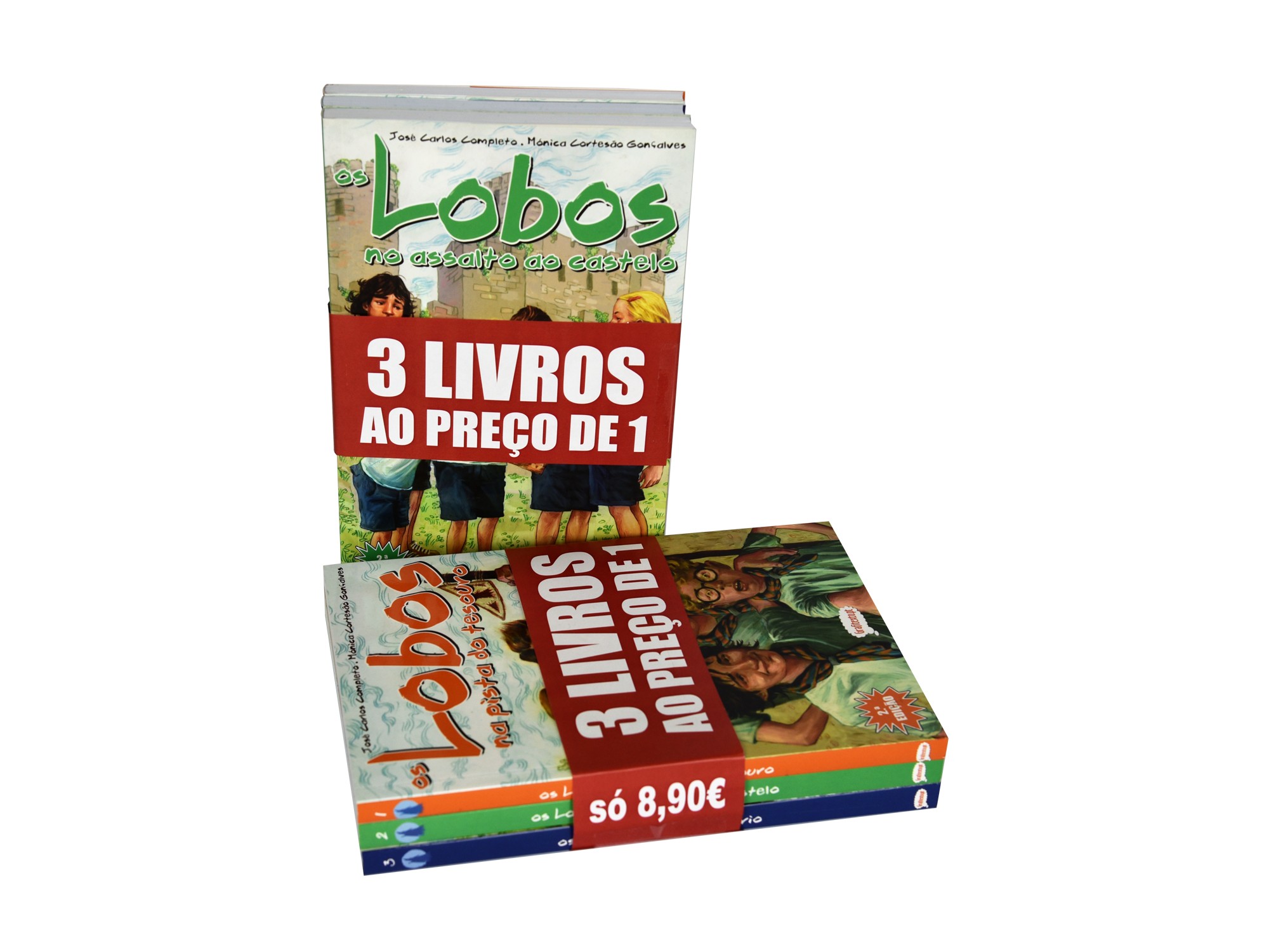 Pack 3 livros coleção "Lobos"
