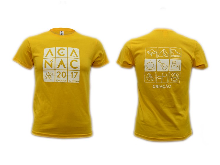 ACANAC 2017 - T - Shirt Amarela 