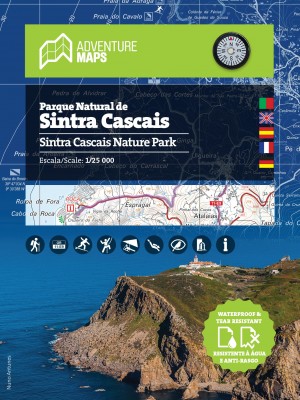 Mapa do Parque Nacional de Sintra-Cascais