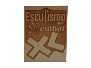 Placa "Escutismo em grande - Setúbal -XL"