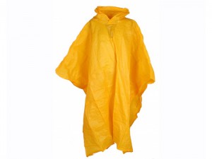Poncho Amarelo de adulto
